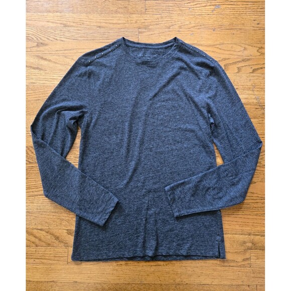 John Varvatos Other - John Varvatos Mens Small Gray Long Sleeve Shirt w/ Stud Detail